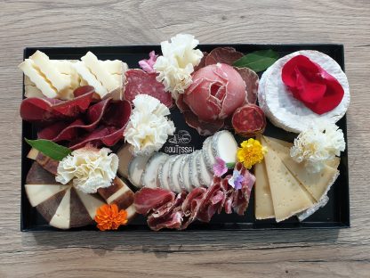 Plateau fromage et charcuterie pour 4 personnes
