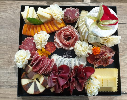 Plateau fromage et charcuterie pour 30 personnes